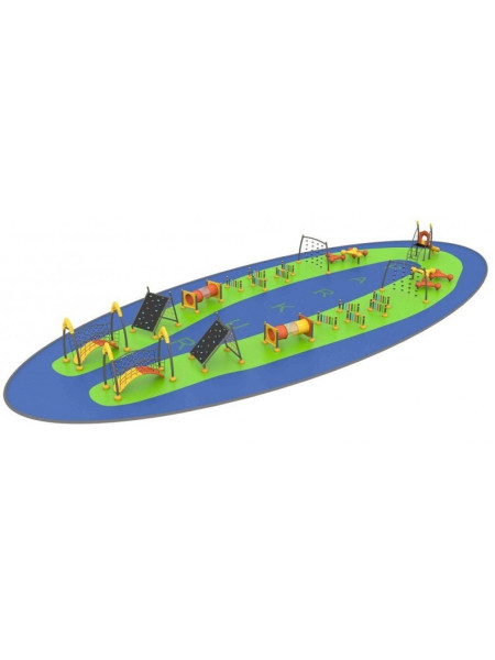 Готовый проект спортивно-игровой площадки Паркур-5